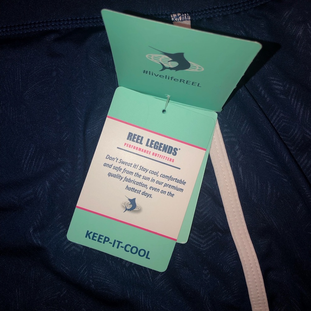NWT Reel Legends Deep Blue Performance Skort UPF 50 Size 3X - Picture 7 of 7